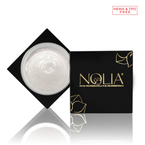 Gel GlitterGlow - Bianco celeste - TPO FREE - 15ml