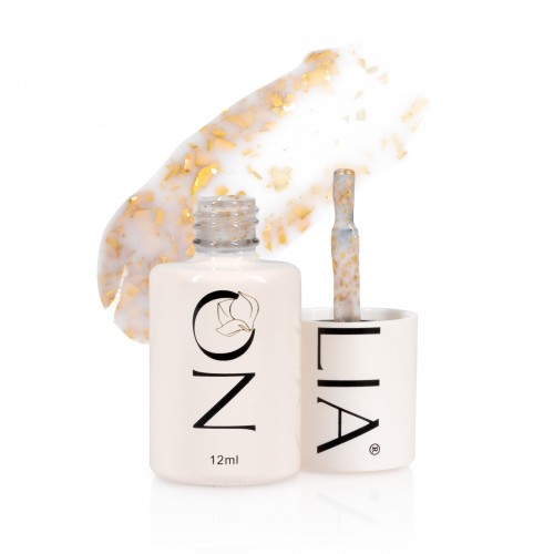 Rubber Base Color Confetti - CRB051 Milky Gold - 12ml